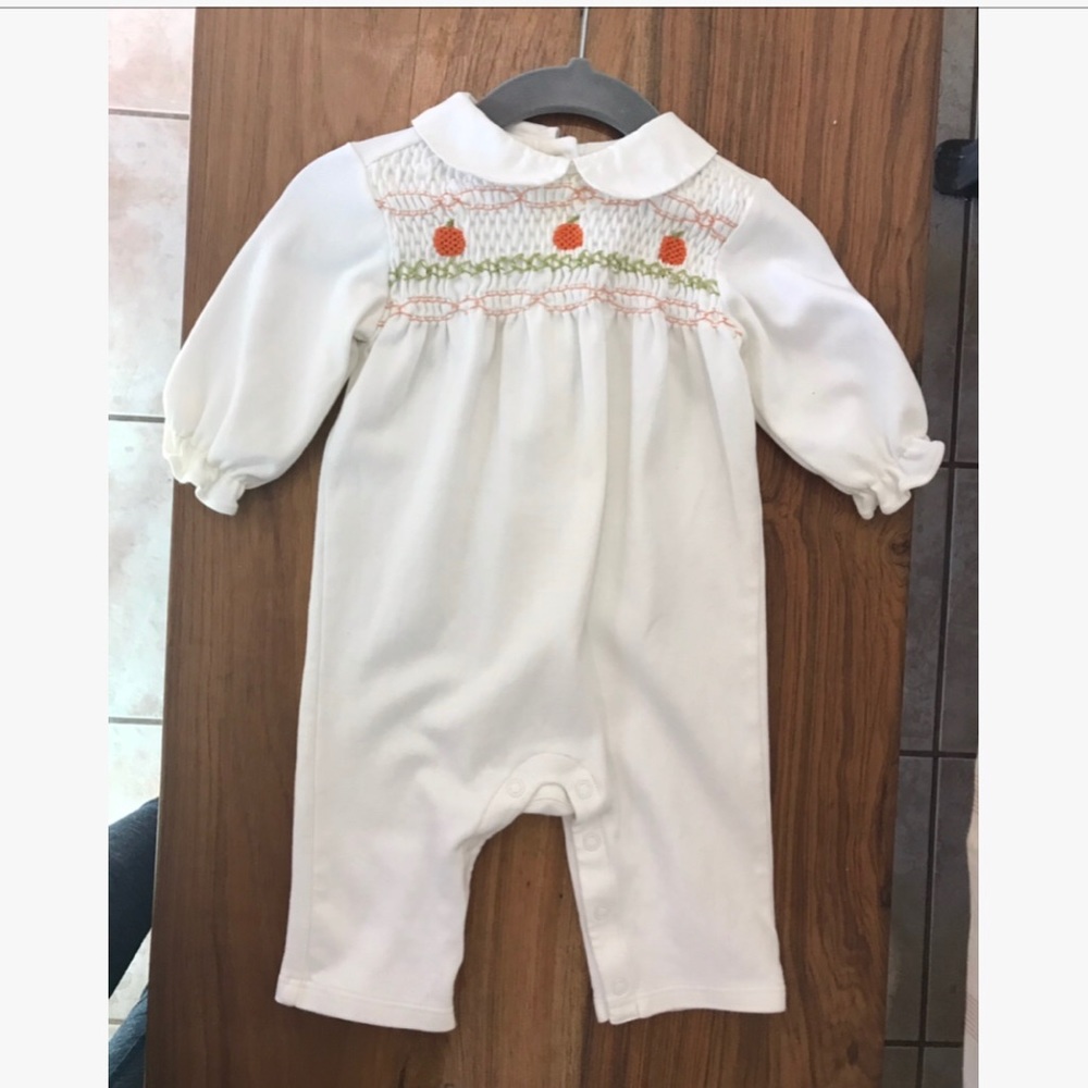 Janie and Jack Pumpkin Bodysuit
